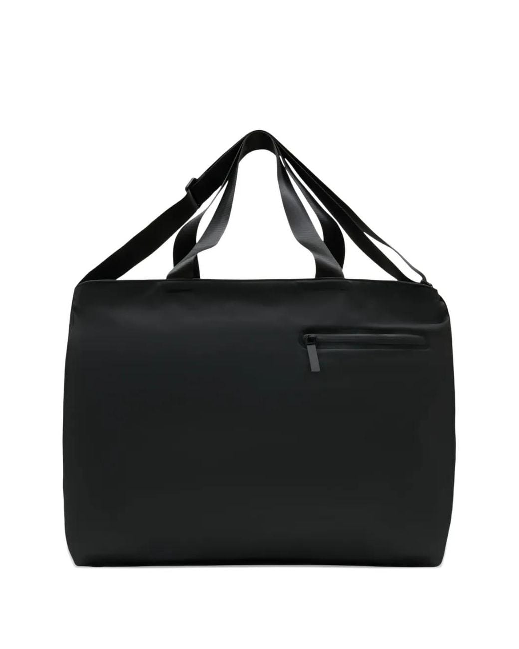 Rains Black Dash Adjustable-Strap Shoulder Bag