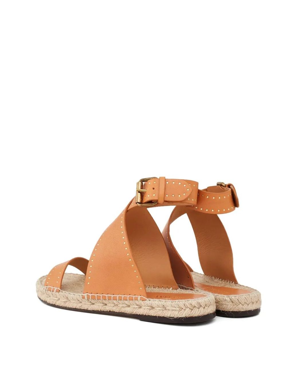 Isabel Marant Brown Illya Leather Espadrilles