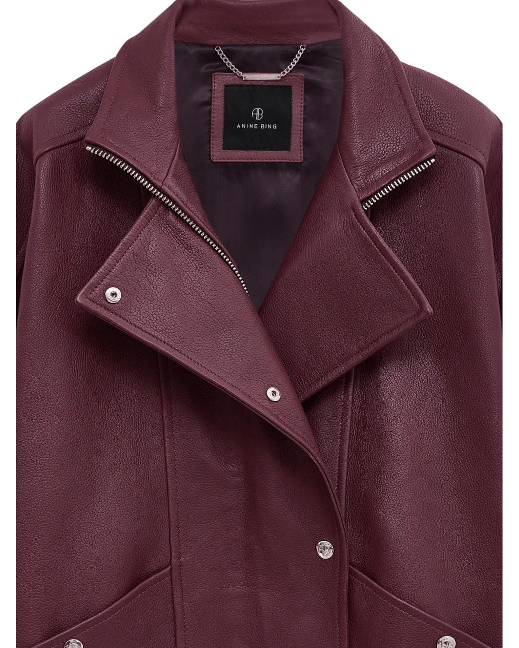 Anine Bing Purple Sandy Jacket