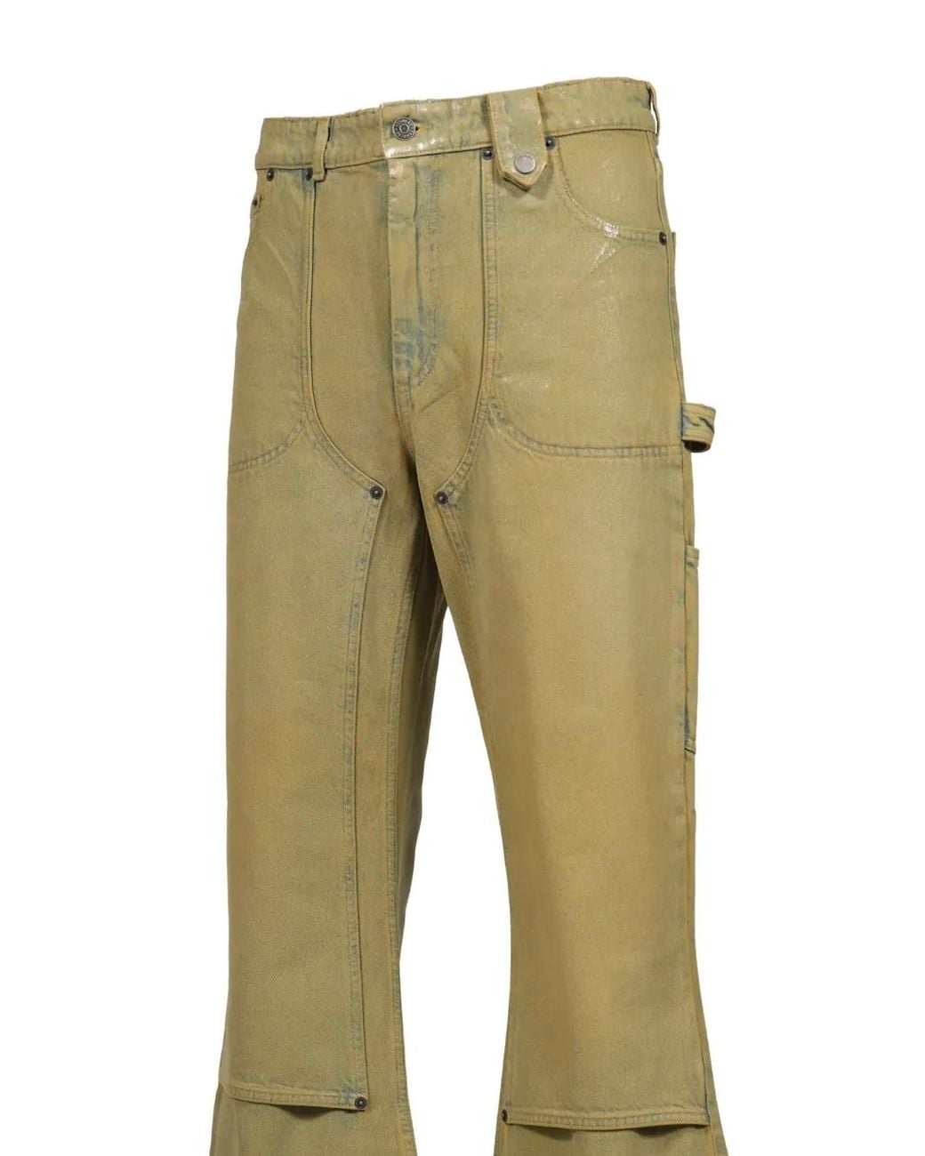Egonlab Green Samy Panelled Jeans for men