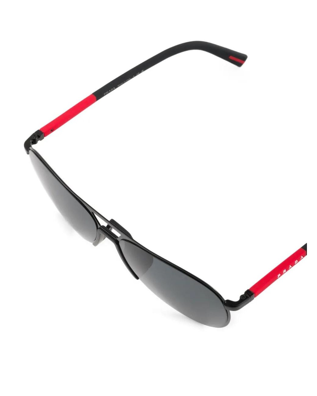 Prada Gray Linea Rossa Sunglasses for men