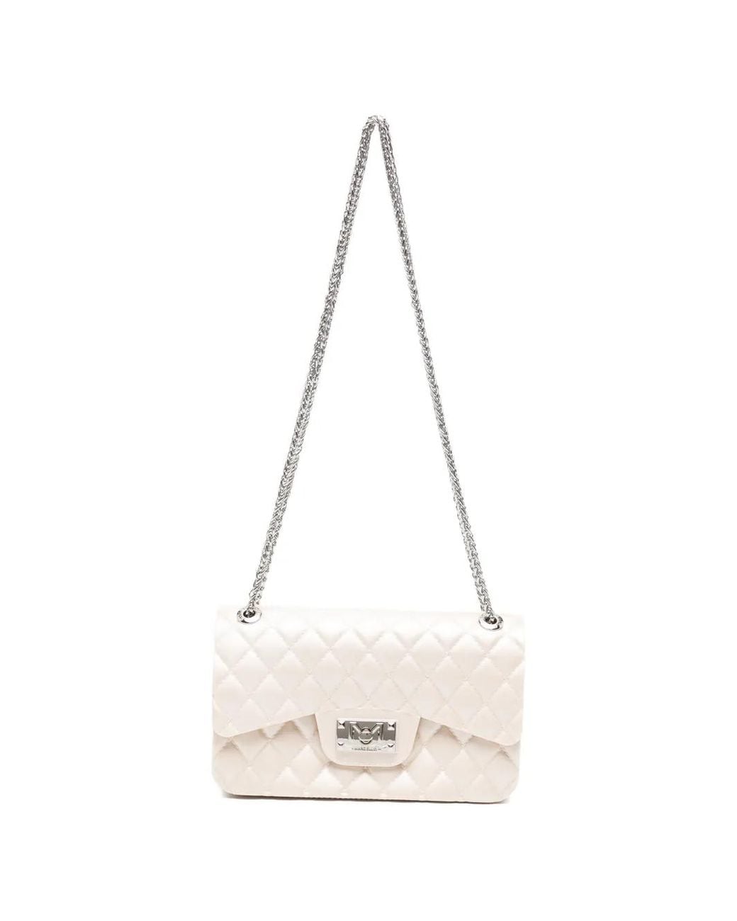 Marc Ellis Natural Quilted-Effect Shoulder Bag