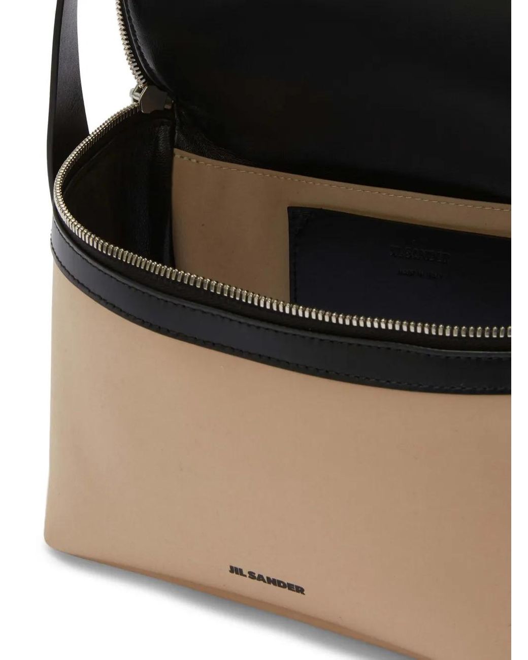 Jil Sander Black Small Leather Shoulder Bag for men