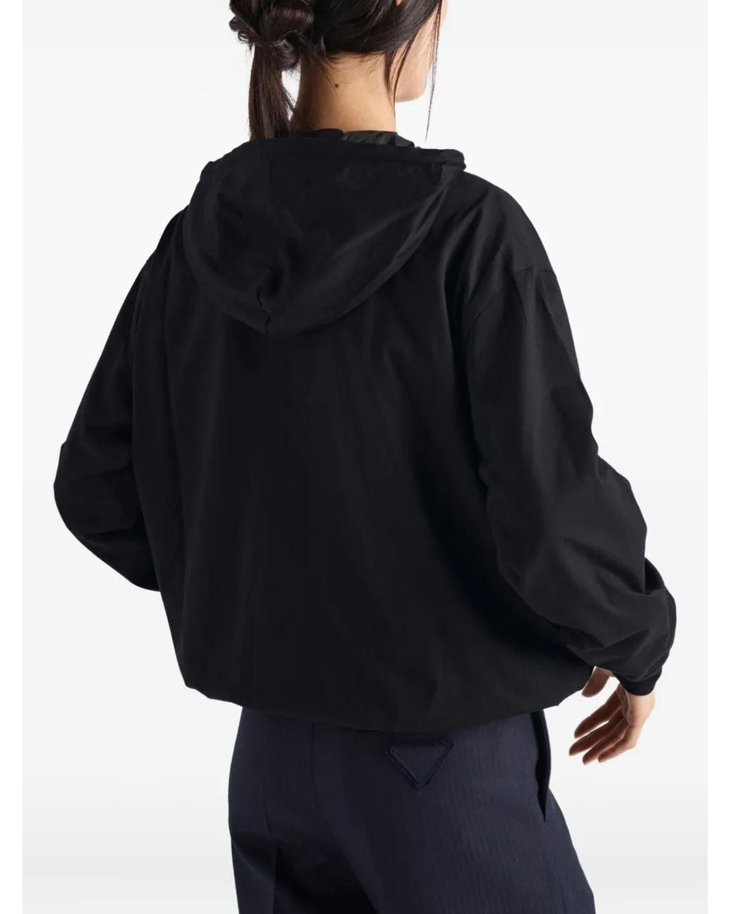 Chaqueta Re-Nylon Prada de color Black