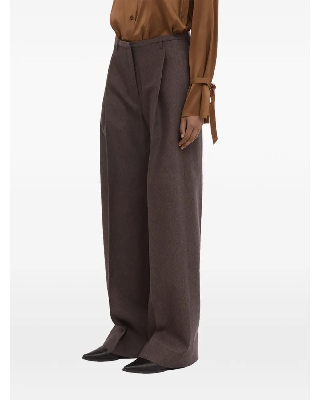 Christian Wijnants Brown Pamira Tweed Trousers