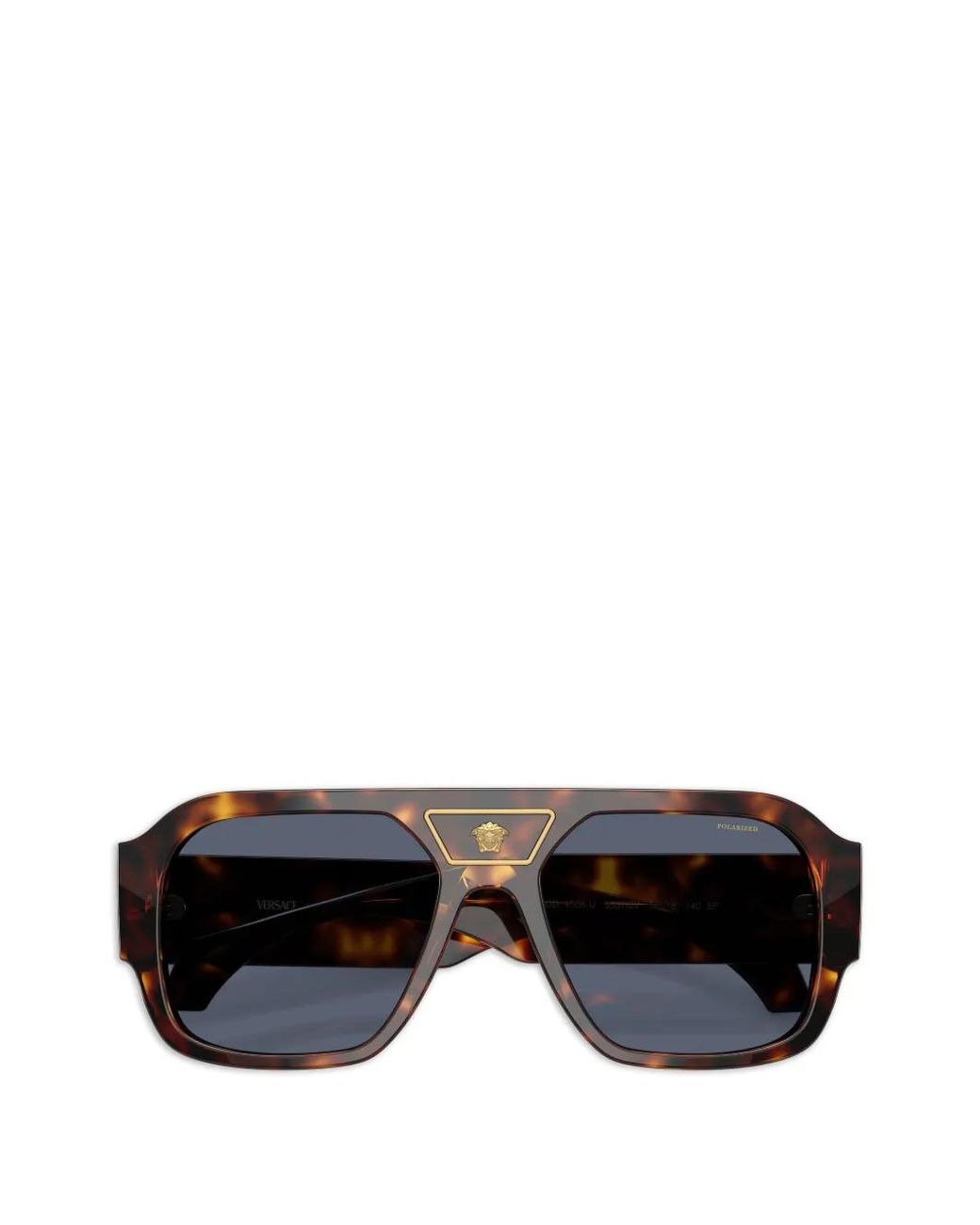Versace Blue Logo-Detail Sunglasses for men