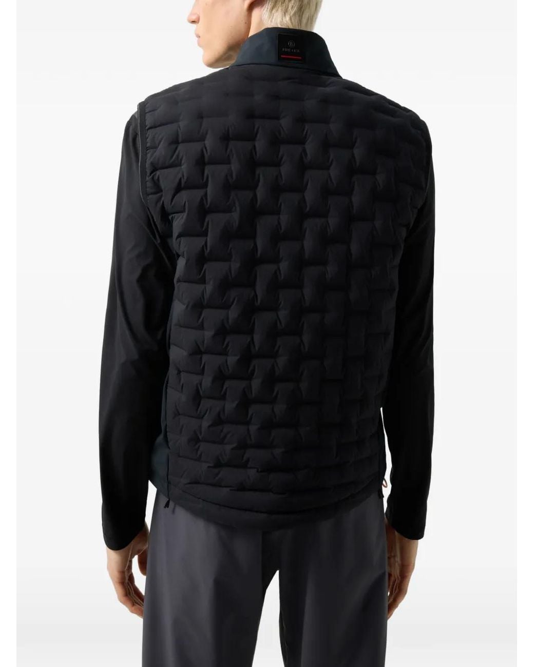 Bogner Fire + Ice Black Gabriel Quilted Gilet for men