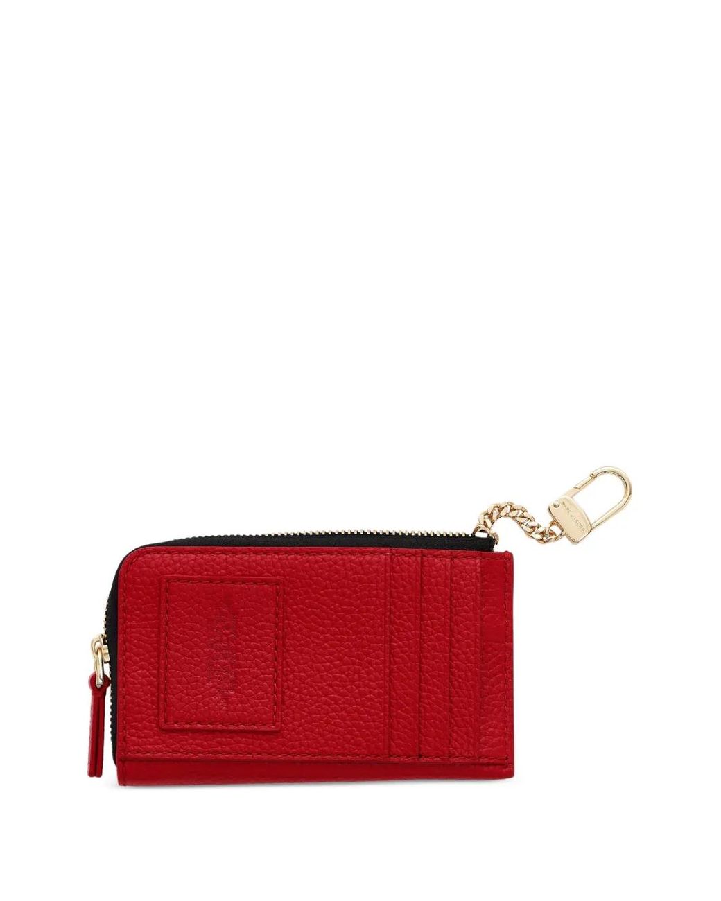 Marc Jacobs Red The Leather Top Zip Multi Wallet