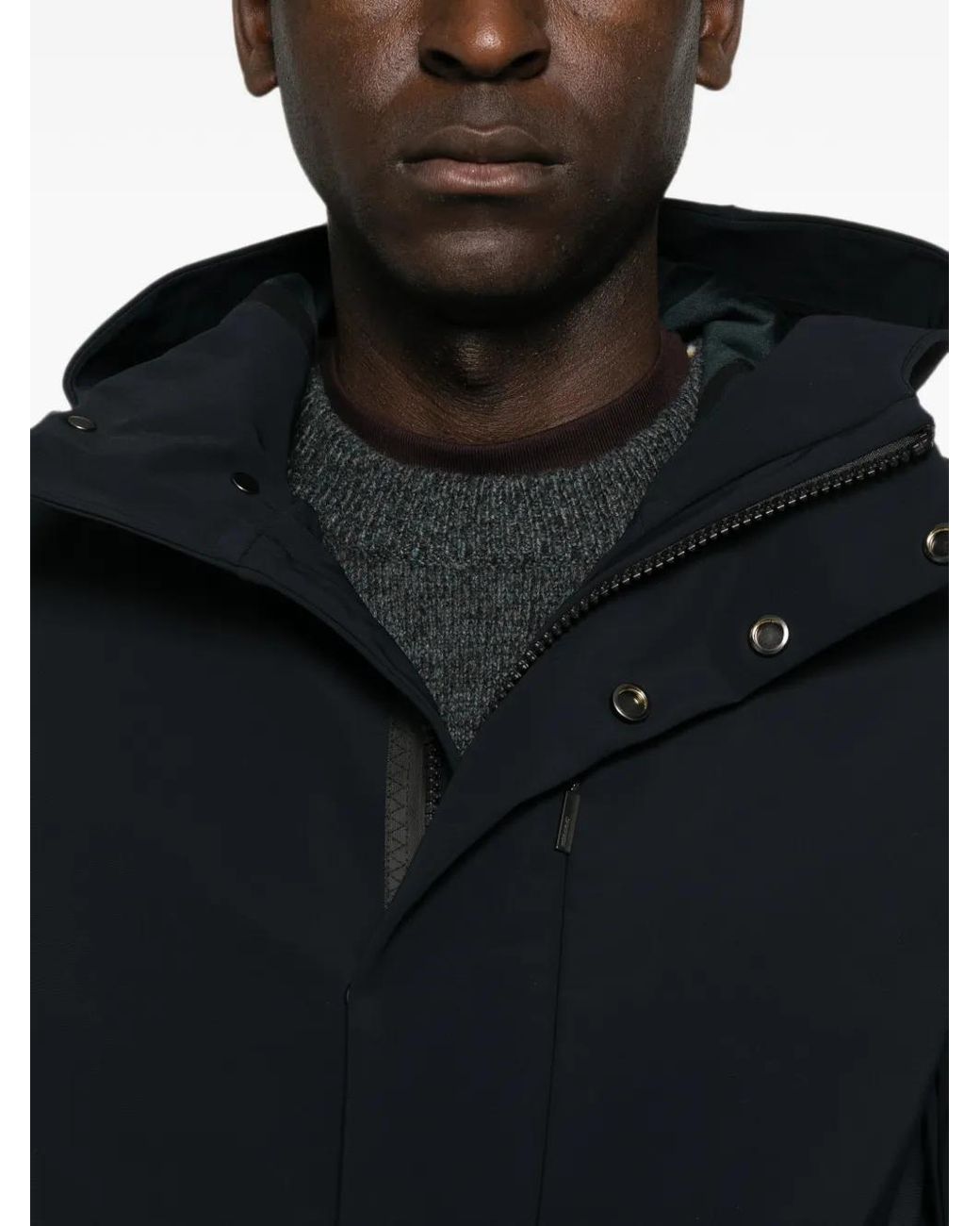 Rrd Blue Surflex Winter Hooded Zip Jacket for men