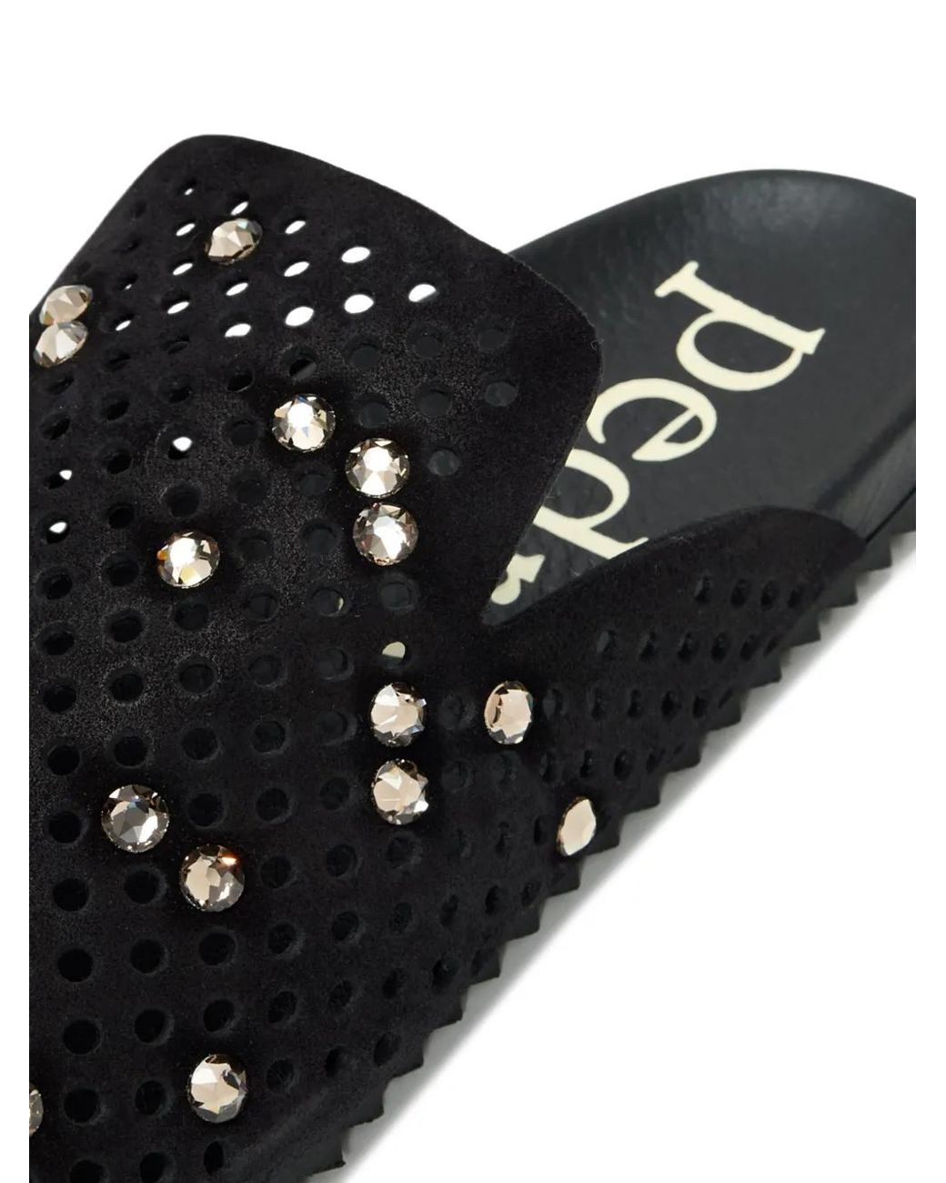 Pedro Garcia Black Braidy Slippers