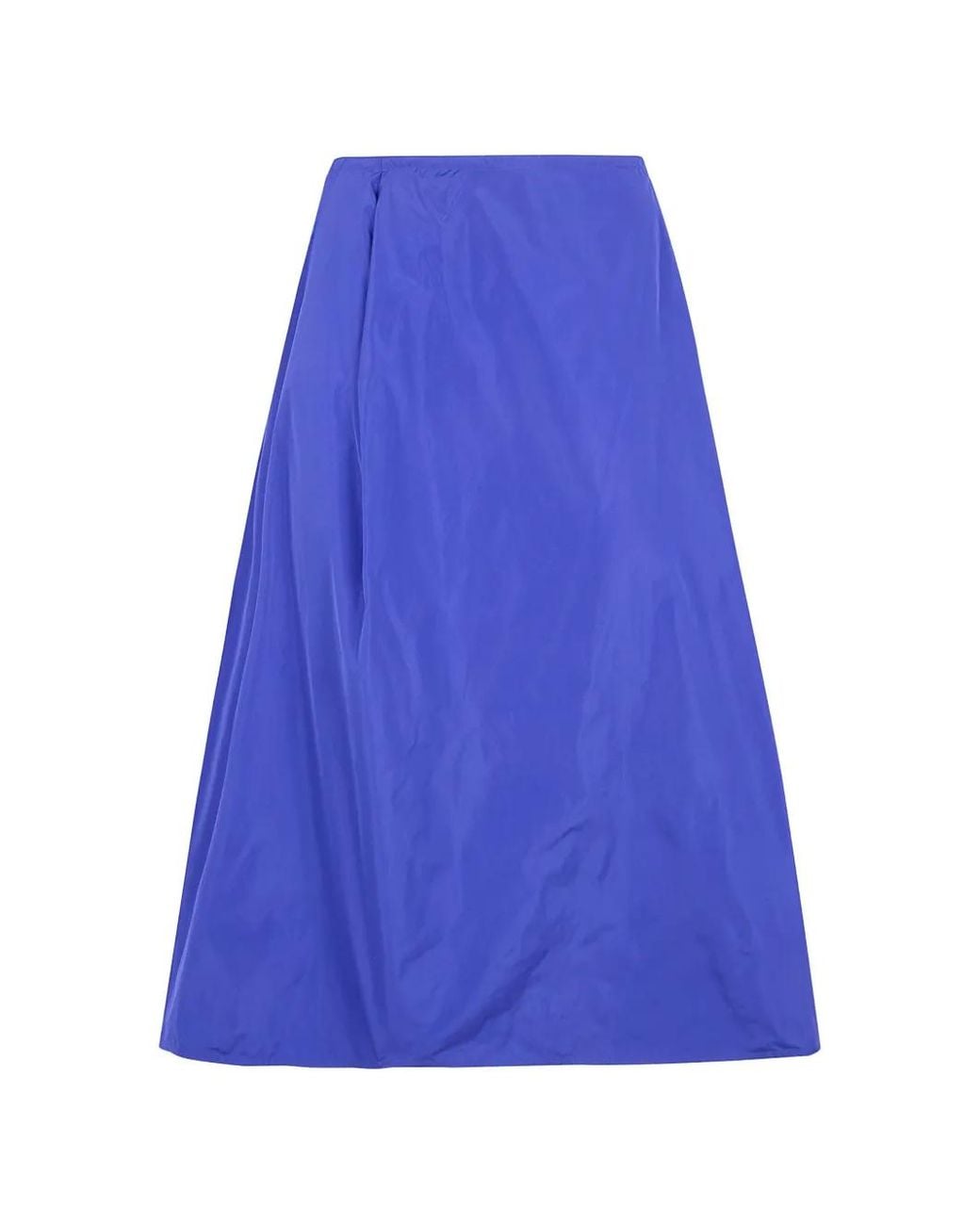 Sofie D'Hoore Blue Suvi A-Line Midi Skirt