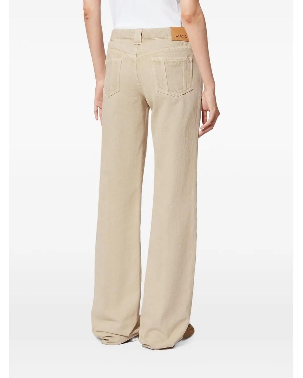Isabel Marant Natural Jaylis Trousers