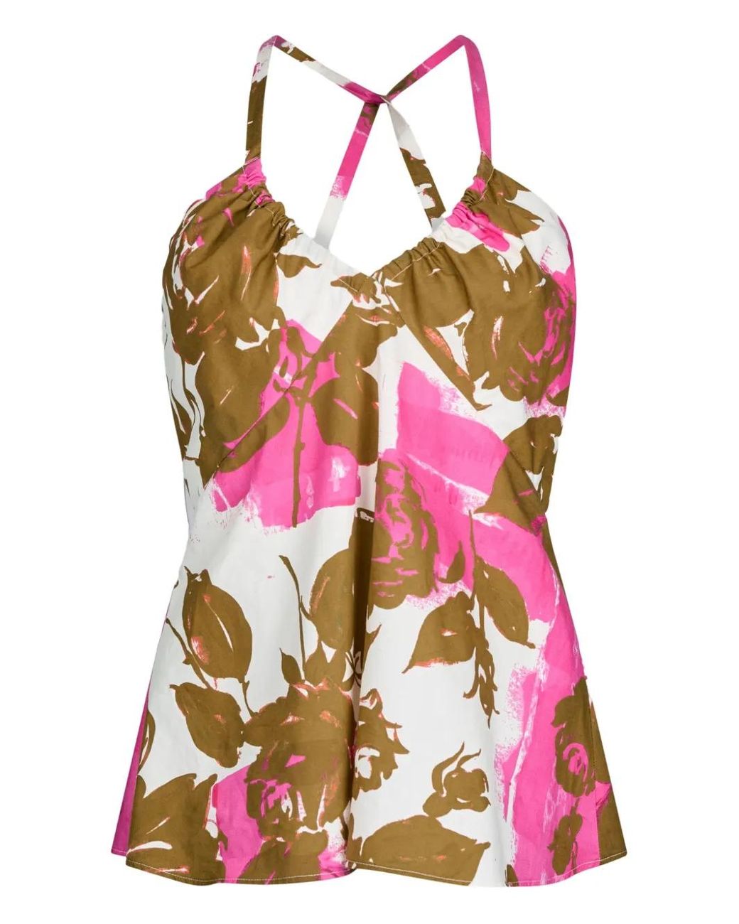 Liu Jo Pink Floral-Print Top