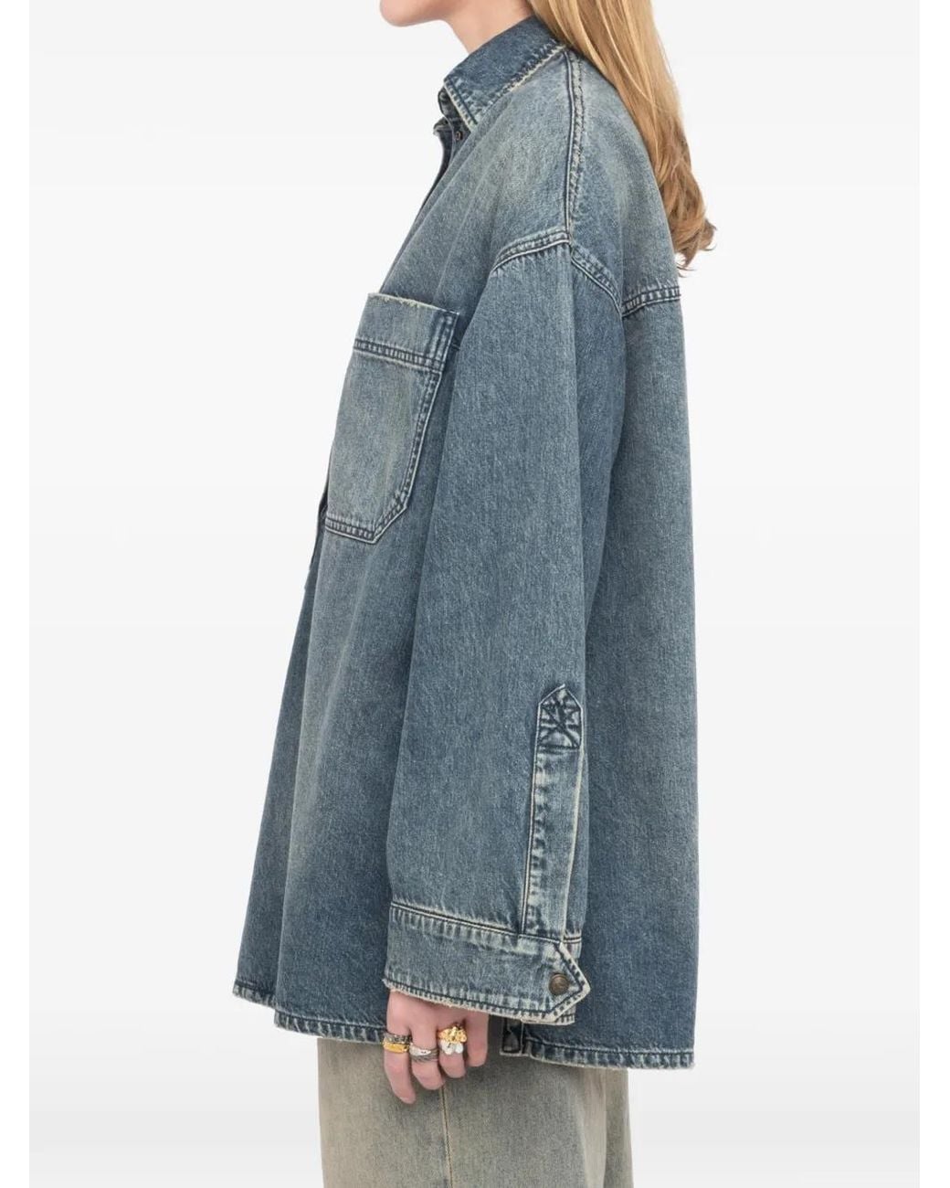 Zadig & Voltaire Blue Timona Denim Shirt