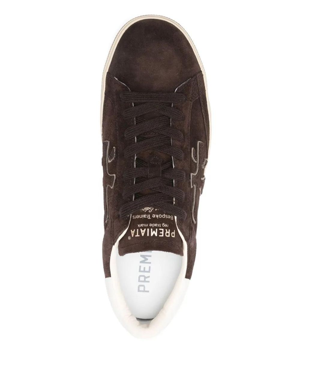 Premiata Brown Suede Sneakers for men