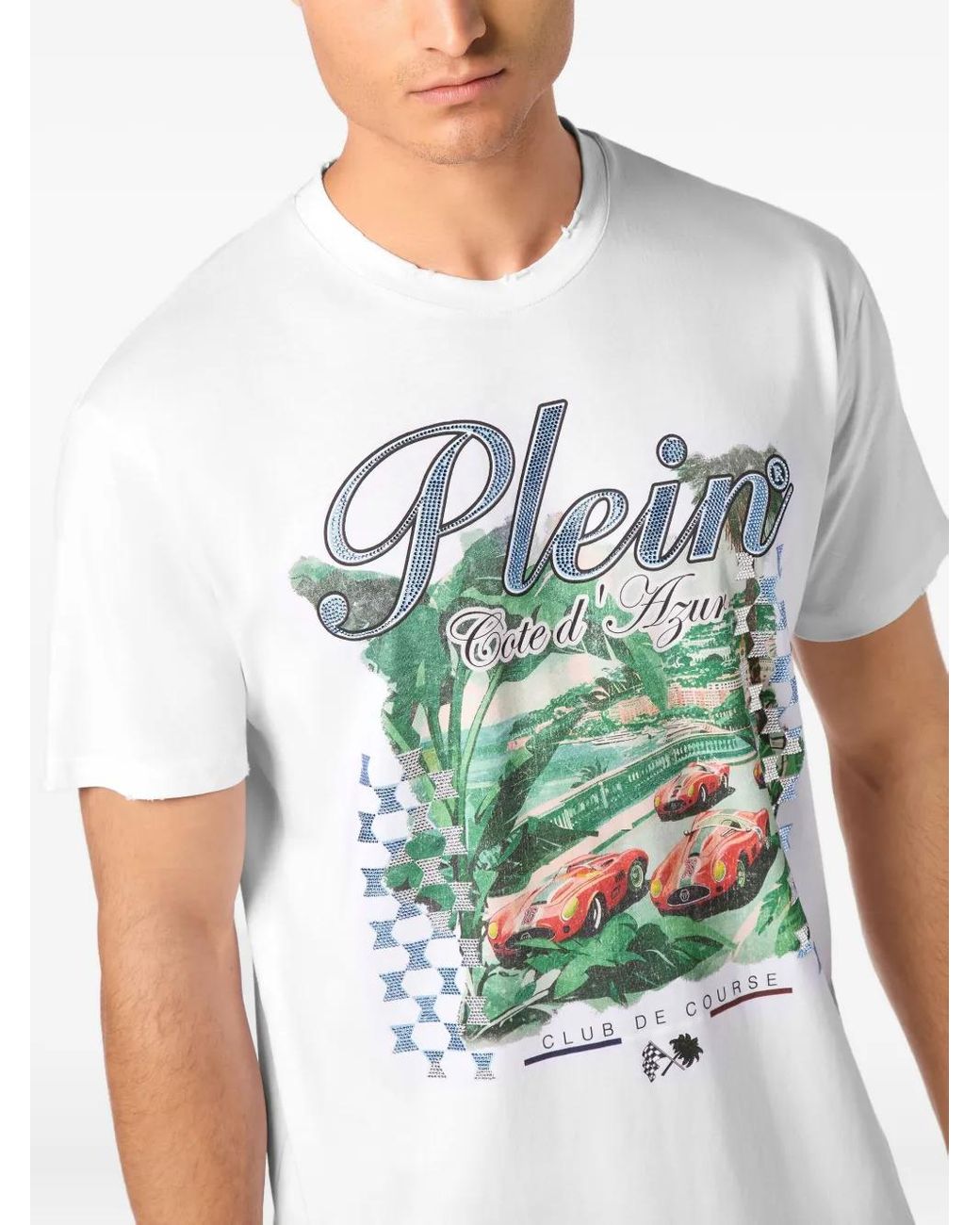 Philipp Plein White Cote D'Azur T-Shirt for men