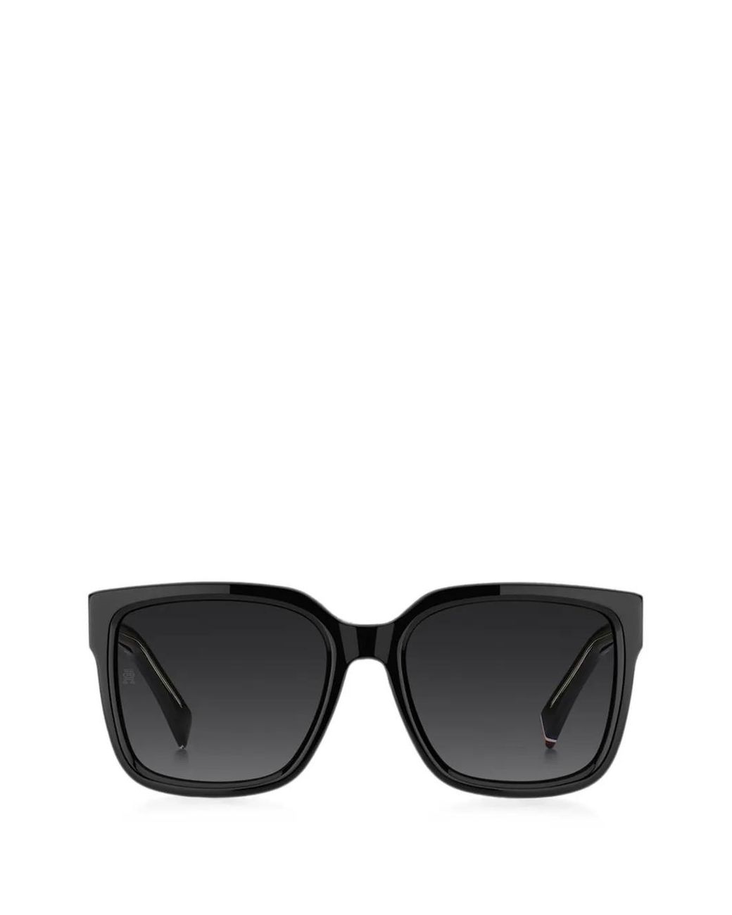 Tommy Hilfiger Black Square-Frame Sunglasses
