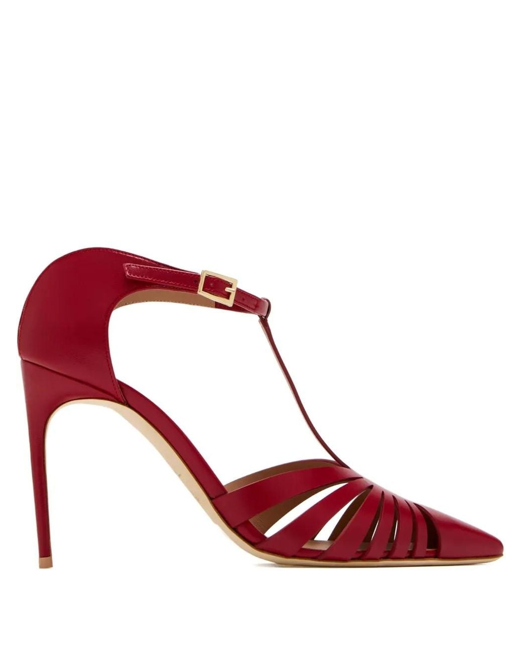 Malone Souliers Red 90Mm Jennifer Pumps