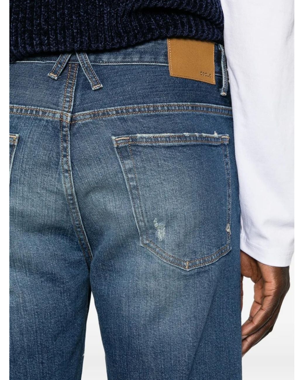 CYCLE Blue Wise Jeans for men