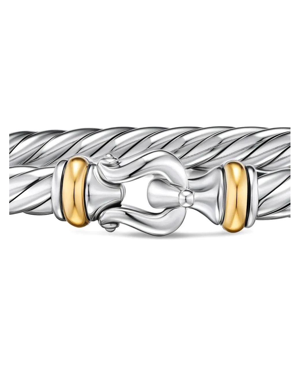 Bracciale Cable Flex Buckle di David Yurman in Metallic
