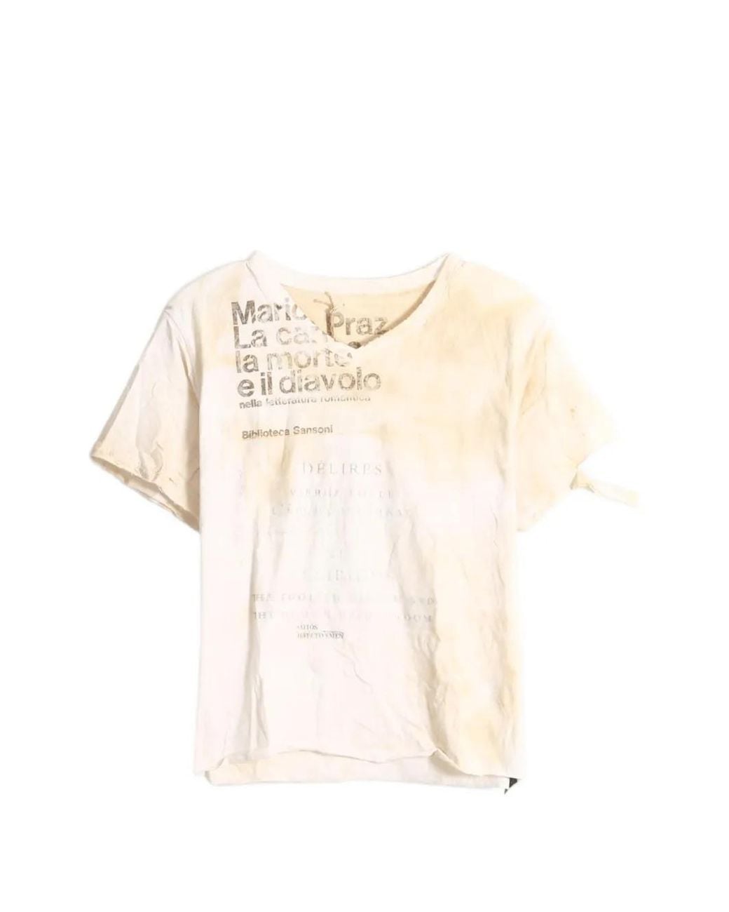 SAITOS Natural War O Lies Distressed T-Shirt