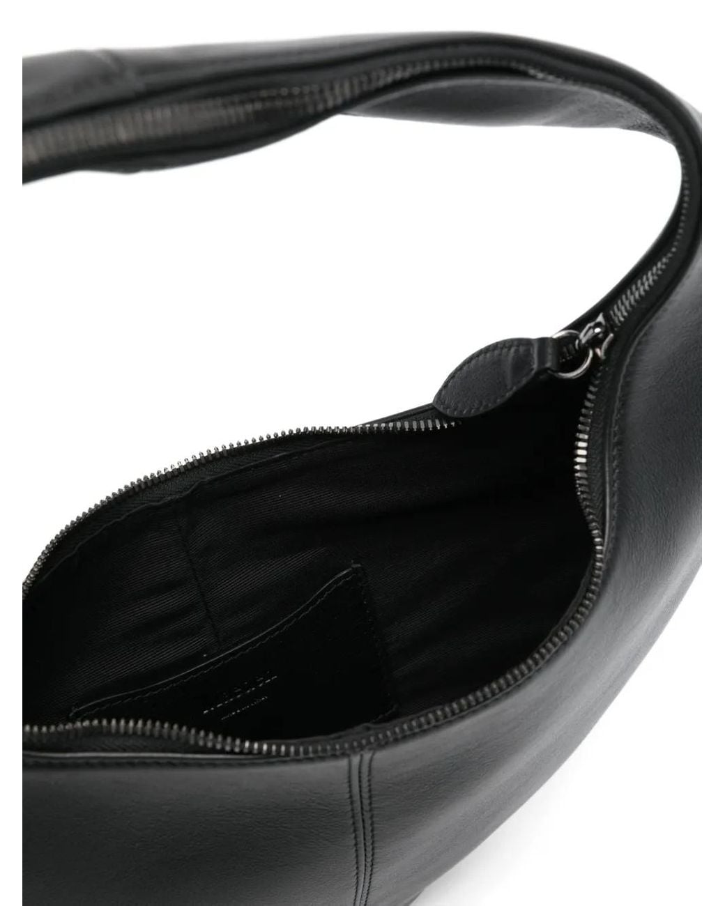 Maeden Black Medium Market Shoulder Bag
