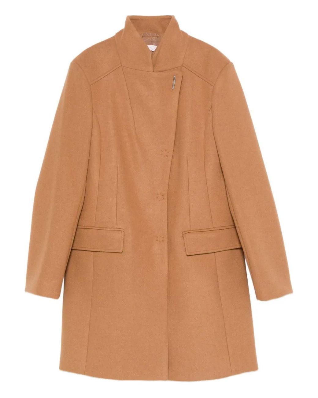 Liu Jo Natural Flap-Pocket Coat