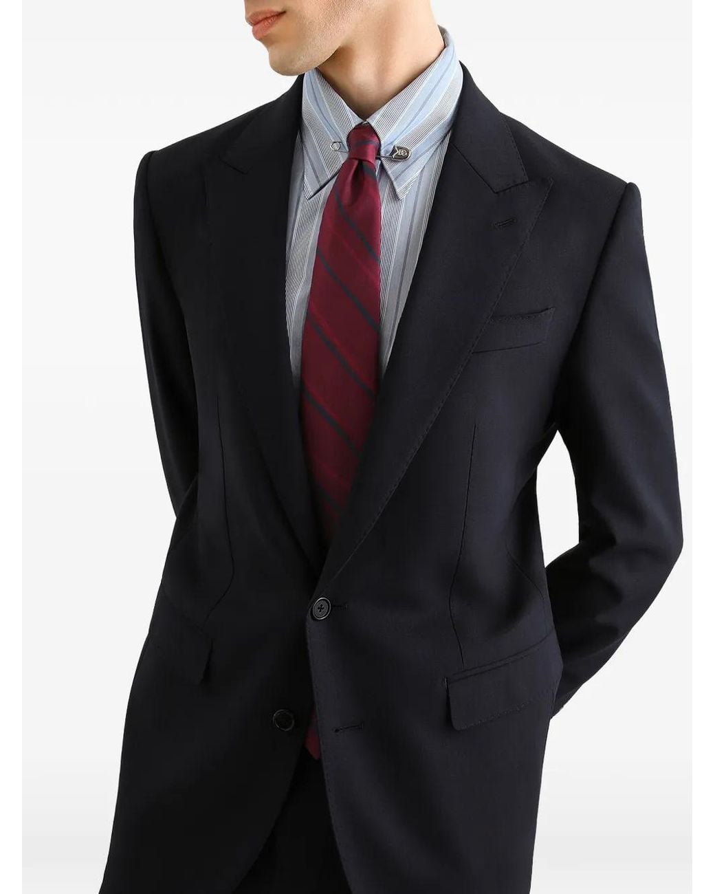 Dolce & Gabbana Black Two-Piece Suit for men