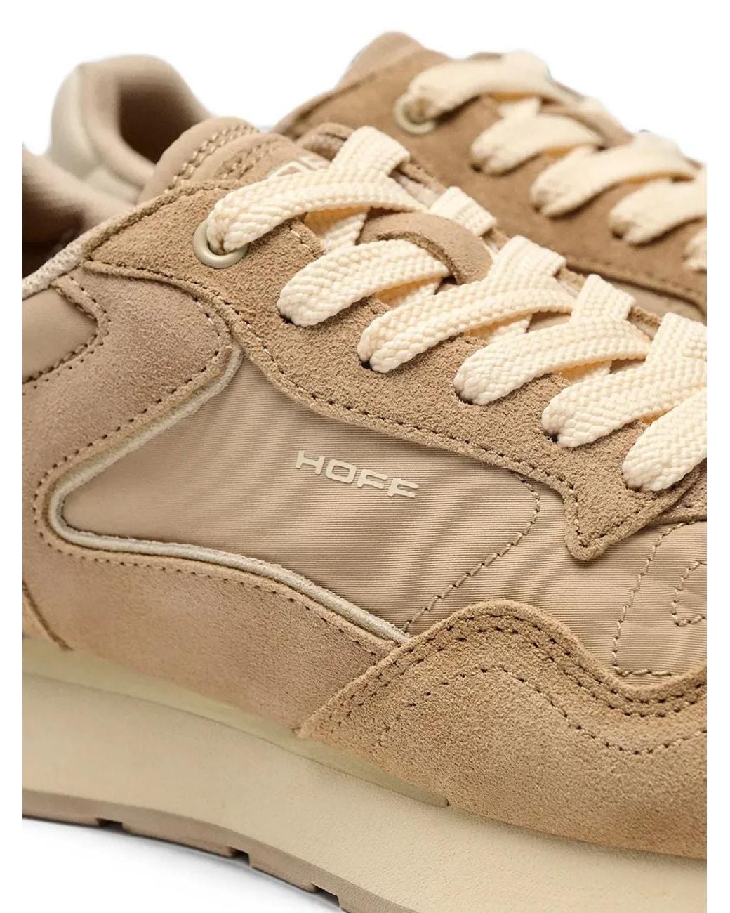 HOFF Natural Panelled Lace-Up Sneakers