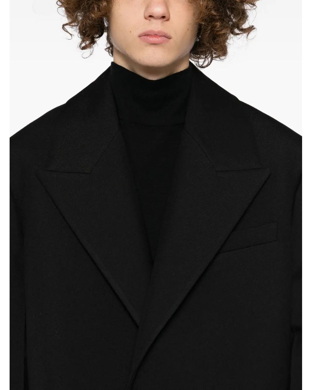 Jil Sander Black Single-Breasted Blazer for men