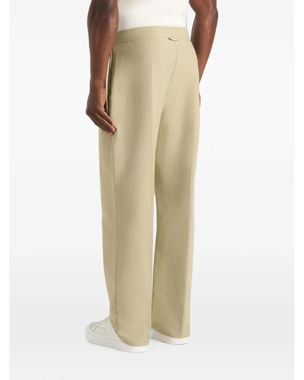 Manière De Voir Natural Henri Foldover Trousers for men