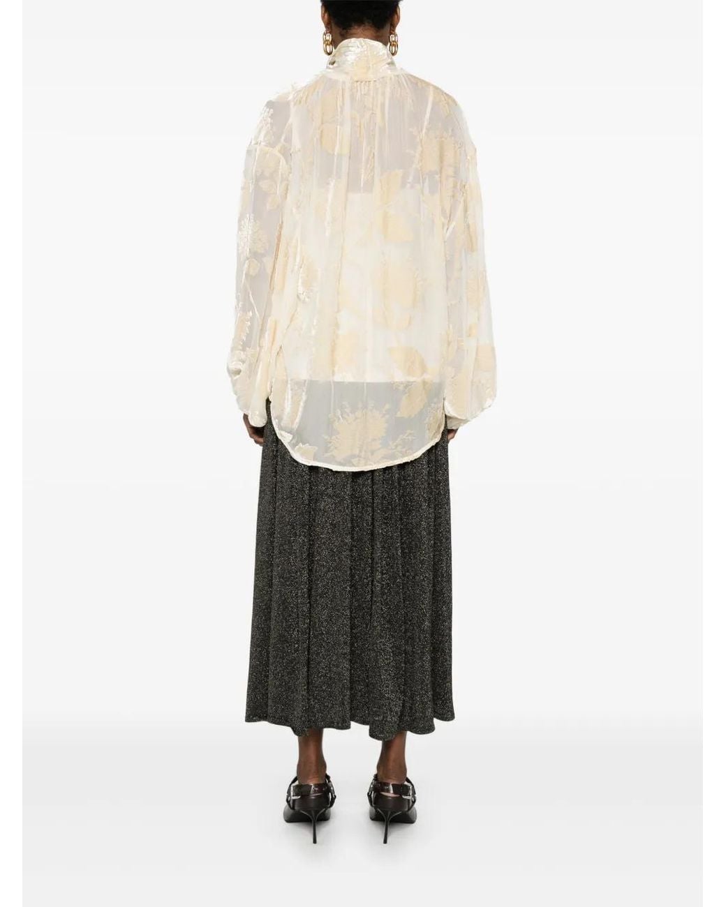 Zimmermann Natural Burnout Blouse