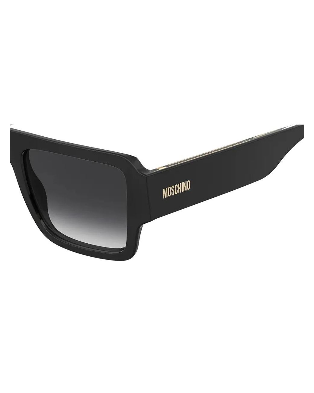 Moschino Black Sonnenbrille Mit Eckigem Gestell