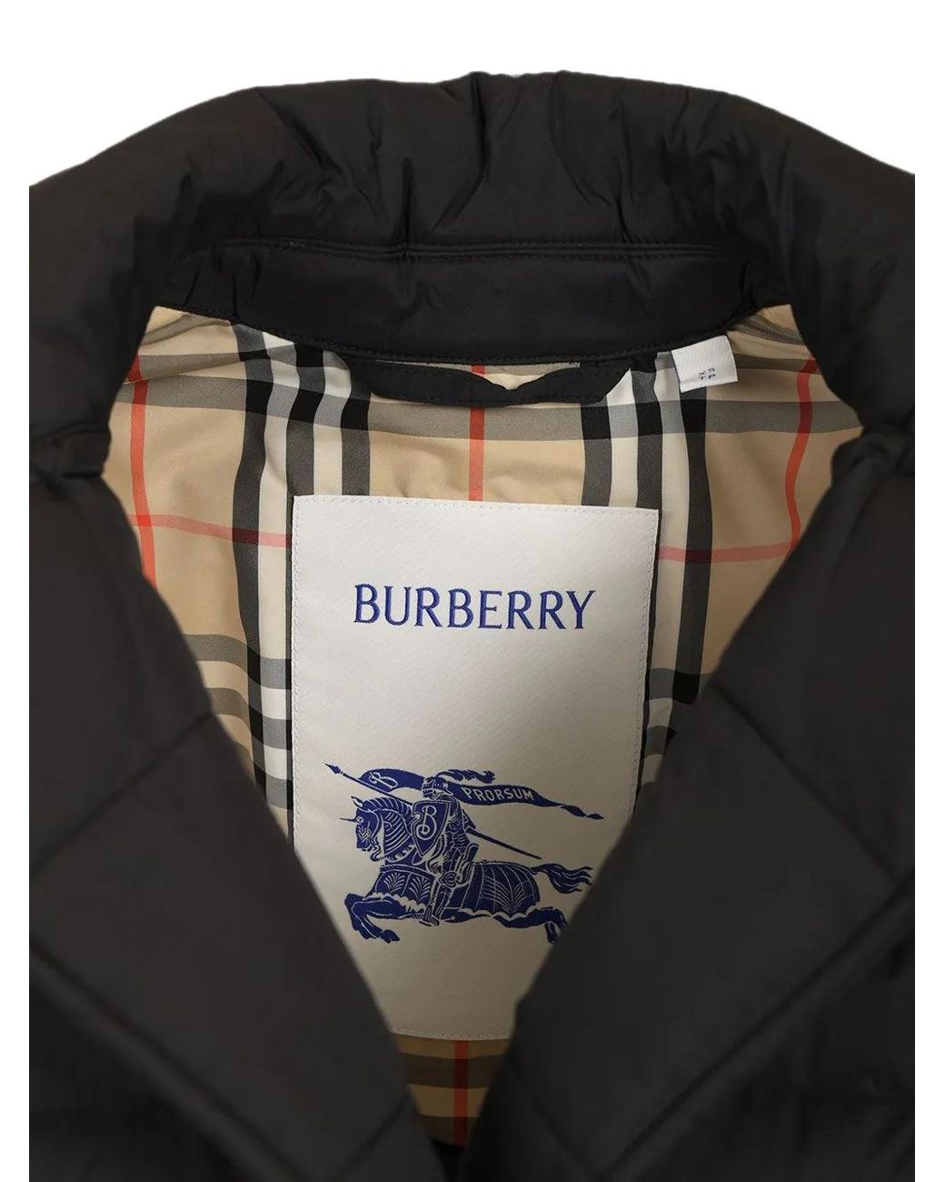 Burberry Black Kent Quilted Coat