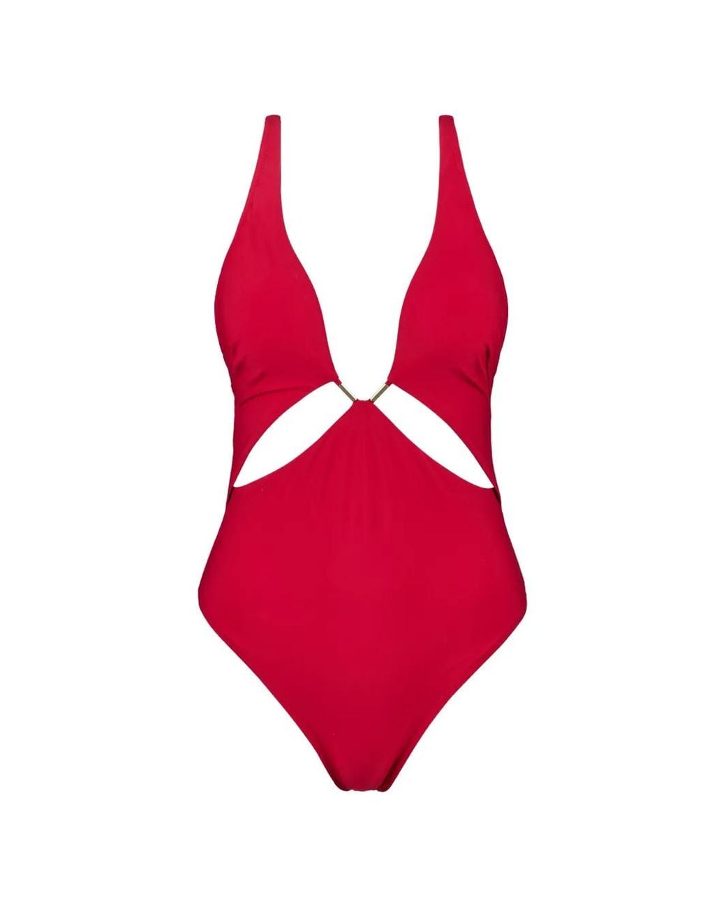 Aubade Red Beach Escape Cut-Out Swimsuit