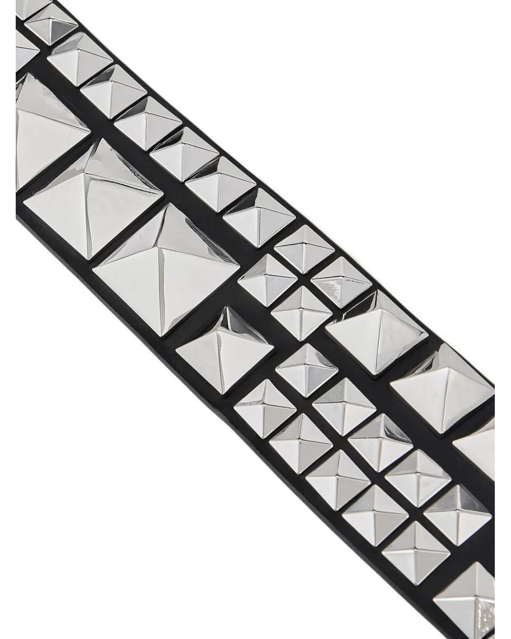 Kat Maconie White Sam Pyramid-Stud Belts
