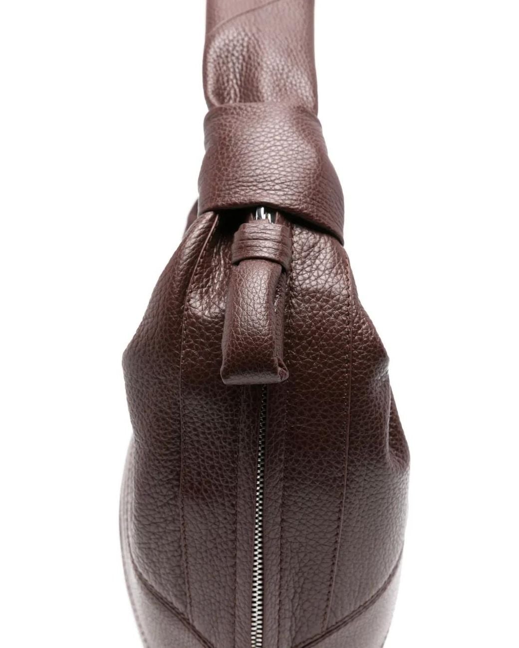 Lemaire Brown Fortune Croissant Bag