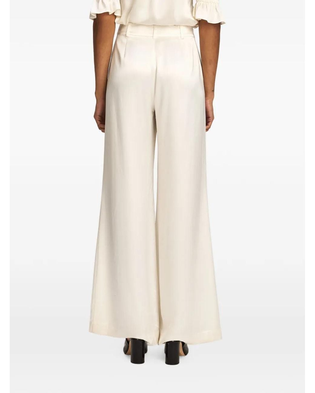 Cinq À Sept White Jyn Palazzo Pants