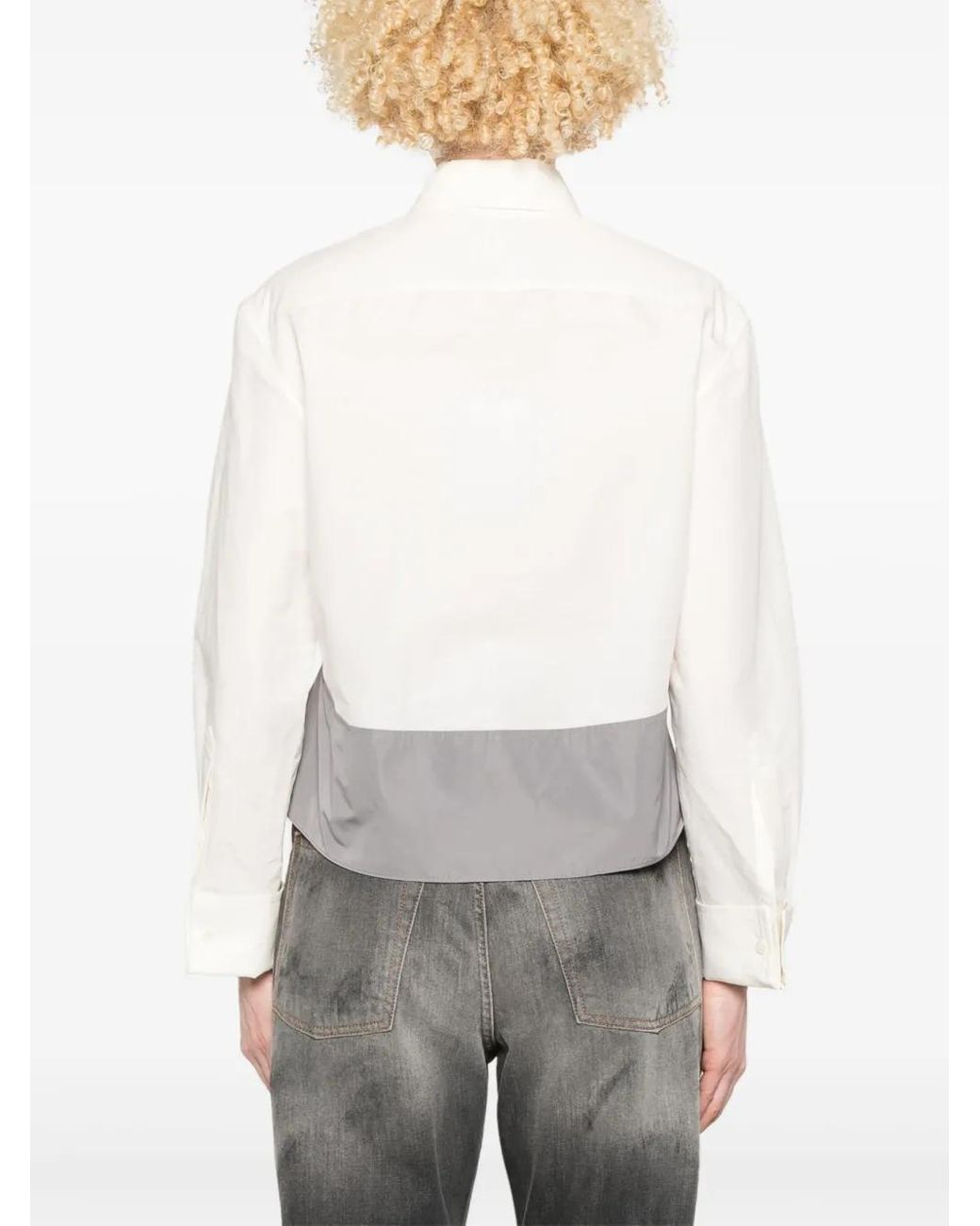 J.W. Anderson White Colour-Block Shirt