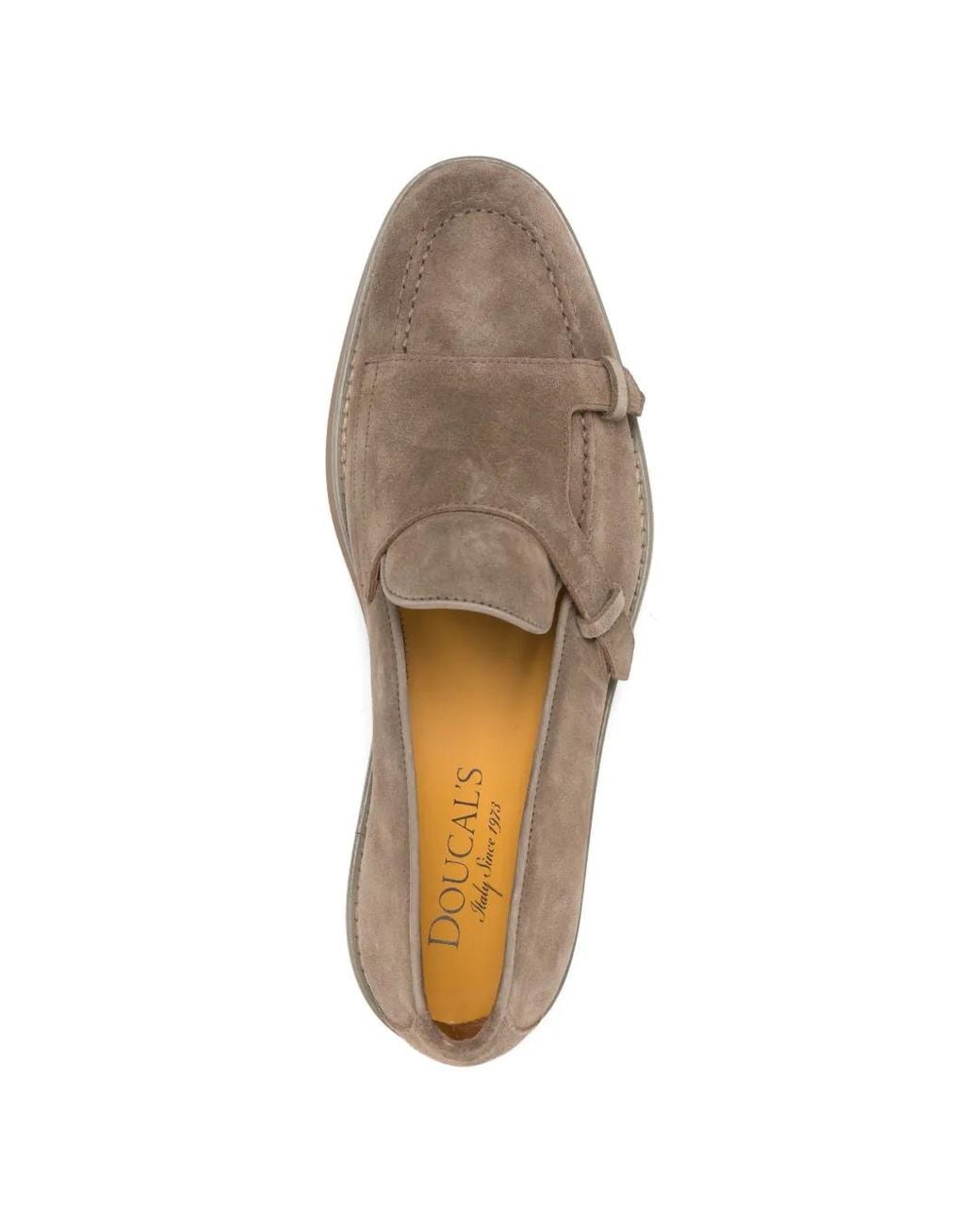 Doucal's Natural Suede Loafers for men