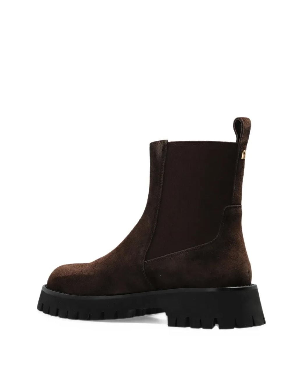 Furla Black Camden Suede Ankle Boots
