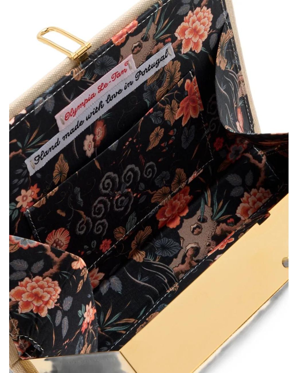 Olympia Le-Tan Red Pochette Café Times Brodée