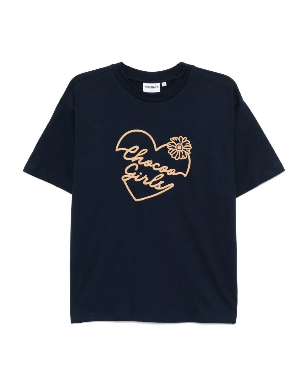 Chocoolate Blue Logo-Embroidered T-Shirt