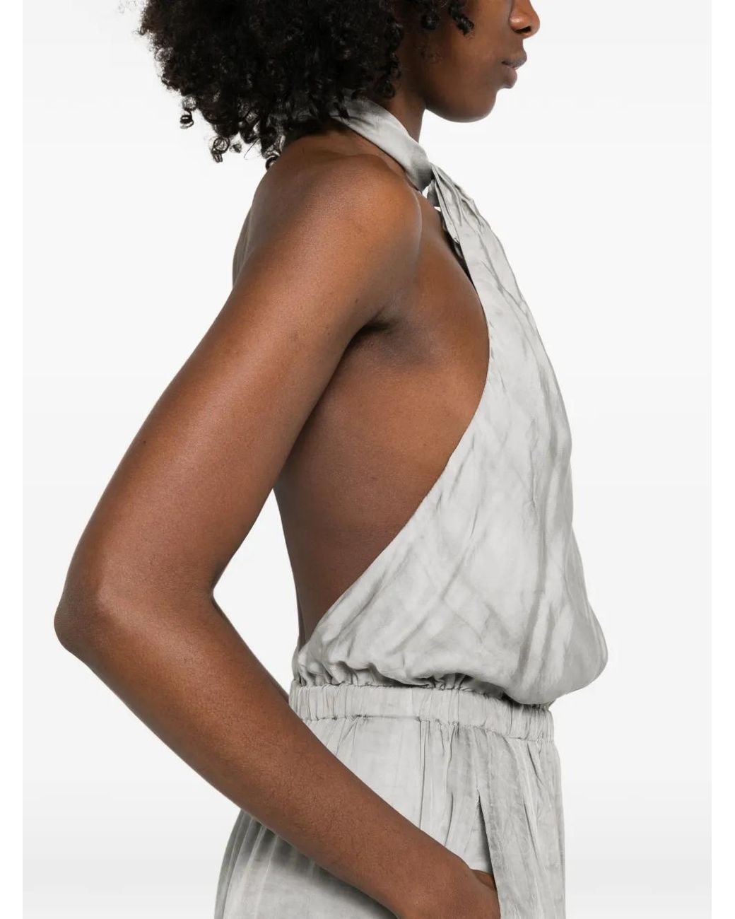 ANDAMANE White Amber Twisted Jumpsuit