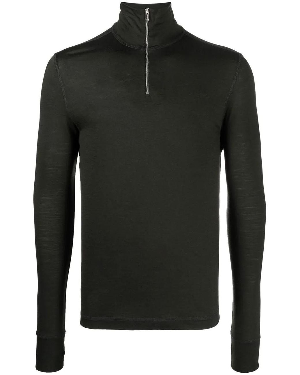 Nanushka Black High-Neck Wool Top for men