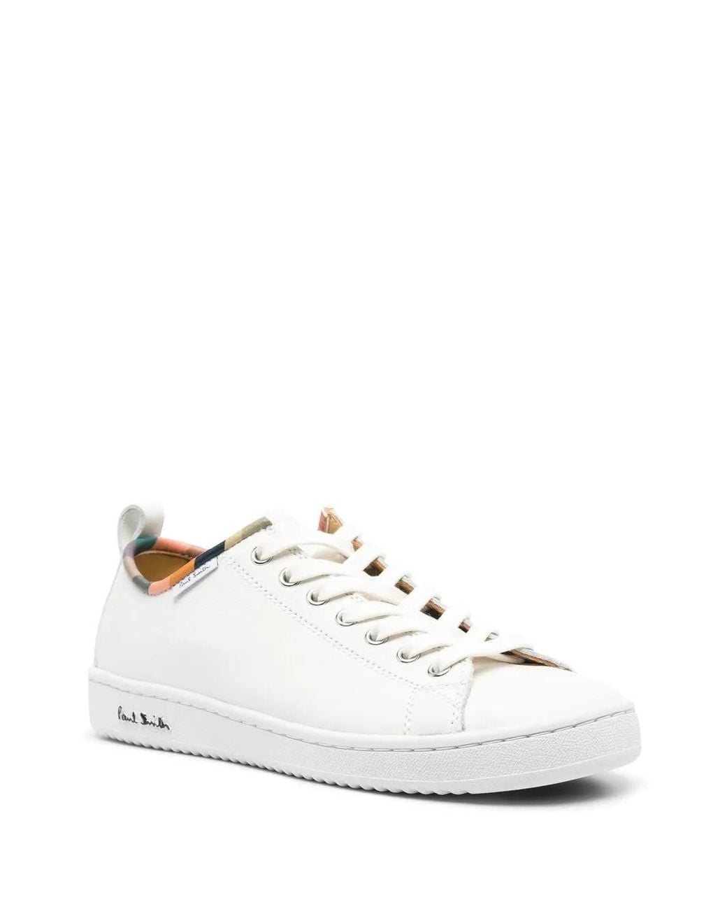 Paul Smith White Leather Sneakers