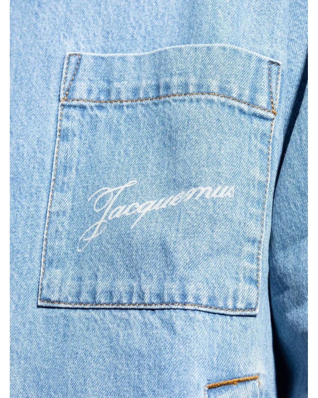 Jacquemus Blue Denim Jacket for men