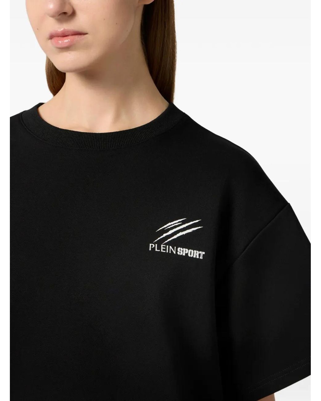 Philipp Plein T-Shirt Met Ronde Hals in het Black