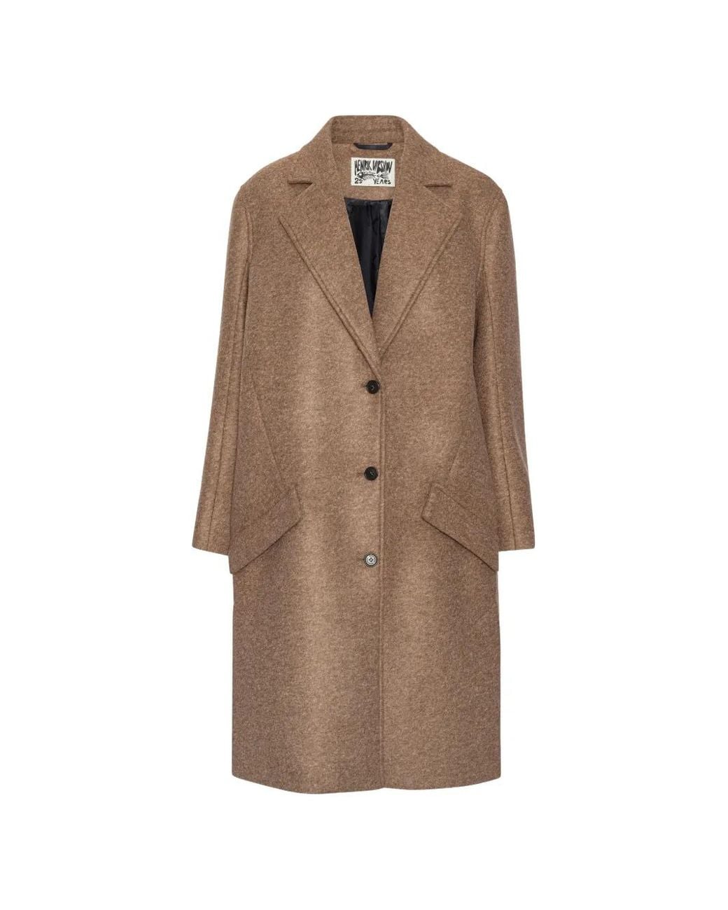 Henrik Vibskov Brown 3D Single-Breasted Coat