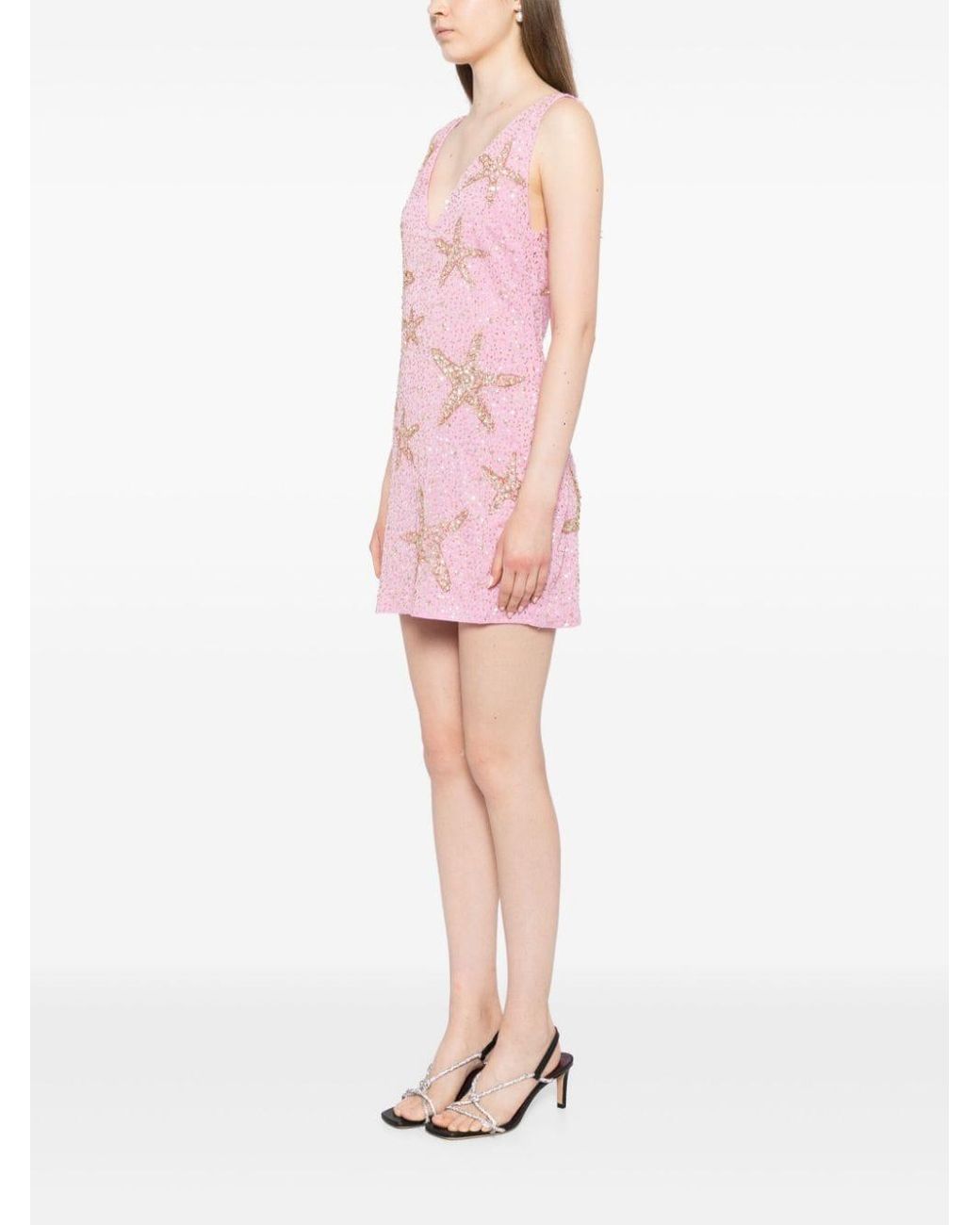 rixo pink sequin dress RIXO HOT PINK DRESS